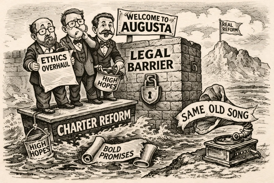 Charter Committee at Sea