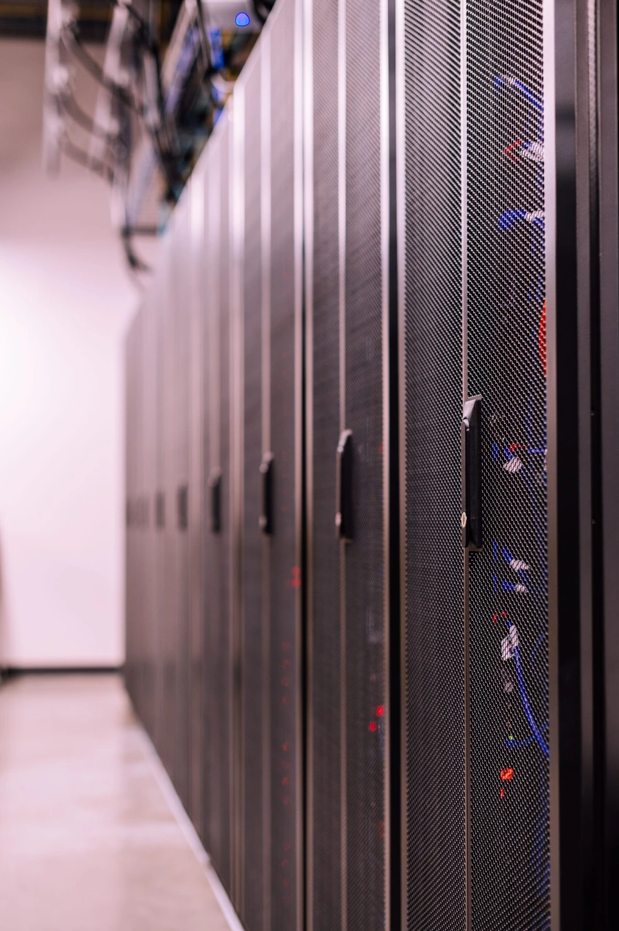 Stock image of a data center