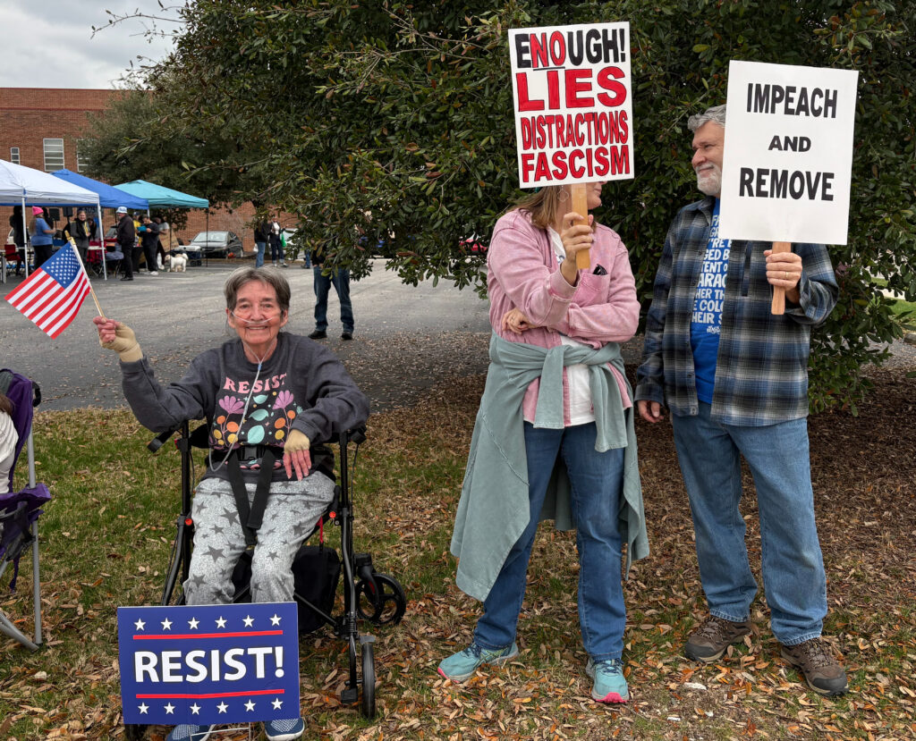 Anti-War Protesters in Augusta, GA 