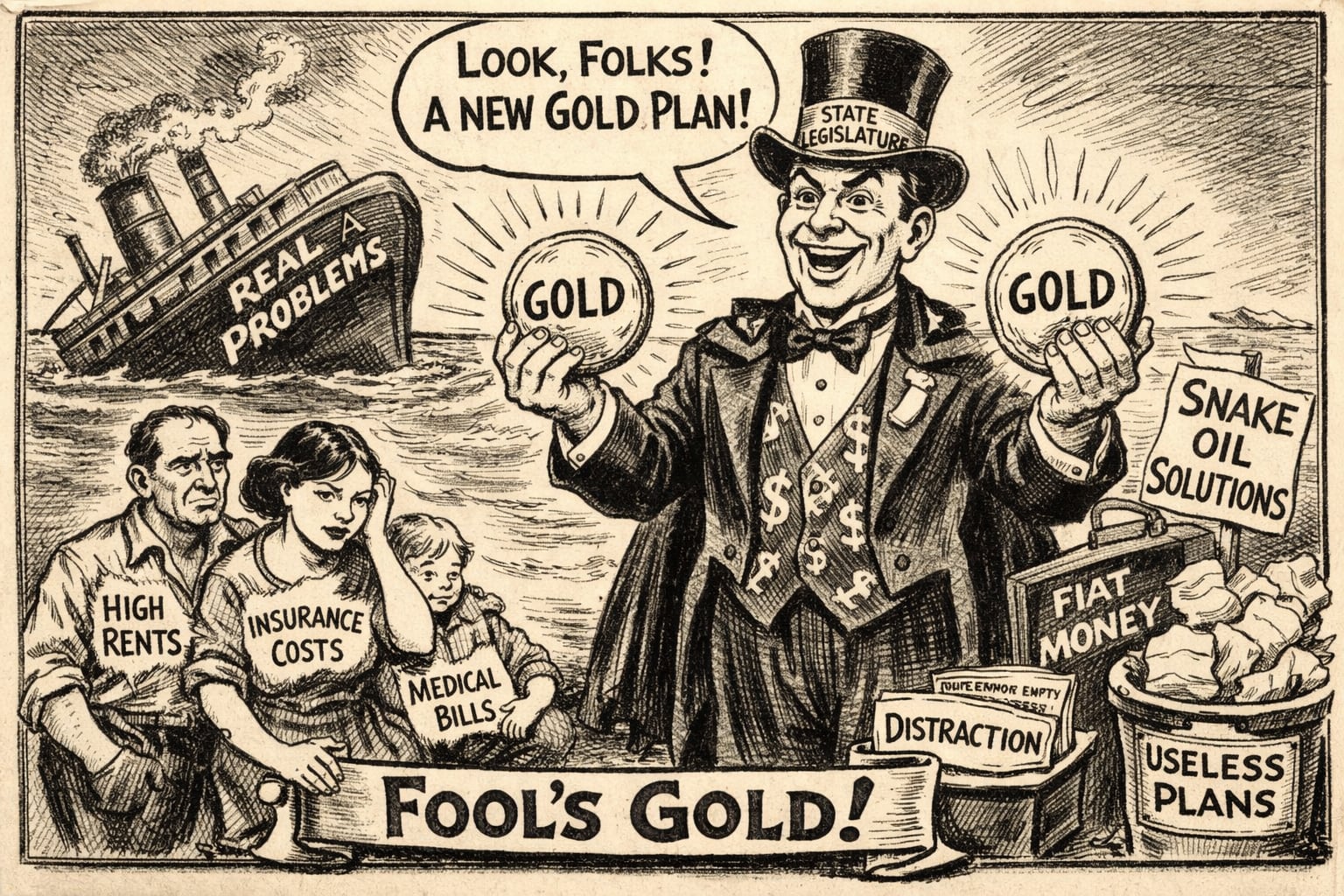 Goldbuggery Cartoon