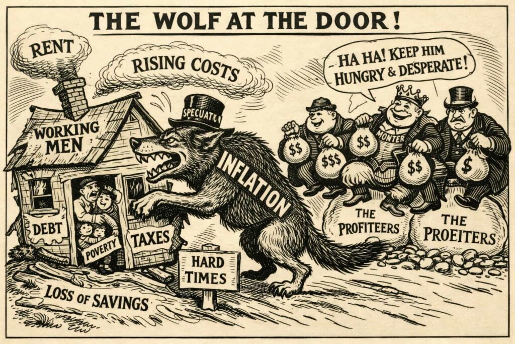 19th century political cartoon illustrating Augusta charter reform conflict, showing corruption, power struggle, and government control themes