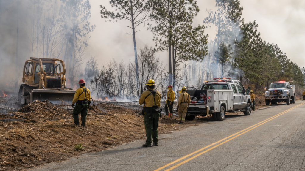 Trenton Brush Fire