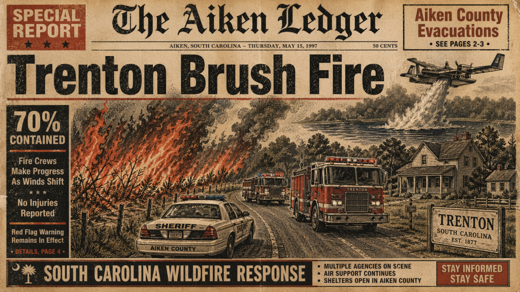 Trenton Brush Fire