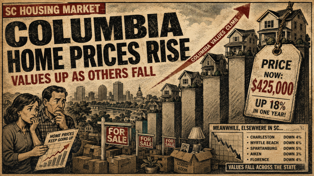 Columbia Home Values Rise