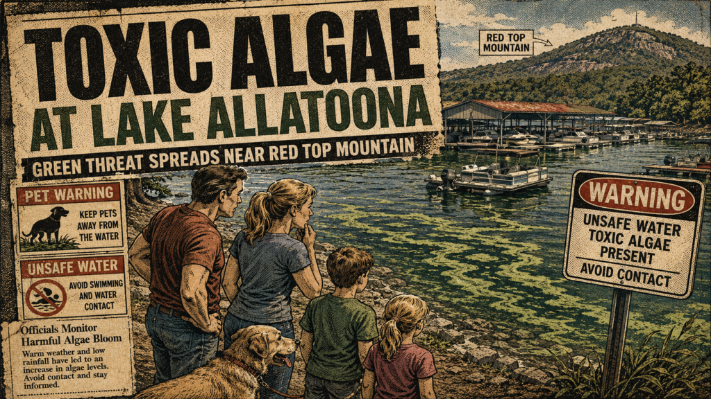 Blue-Green Algae Warning Issued at Lake Allatoona