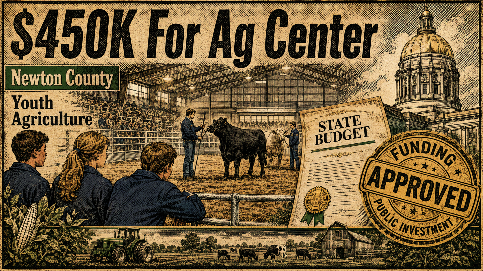 State Funding Sends $450K to Newton County Agriculture Center as Metro Atlanta