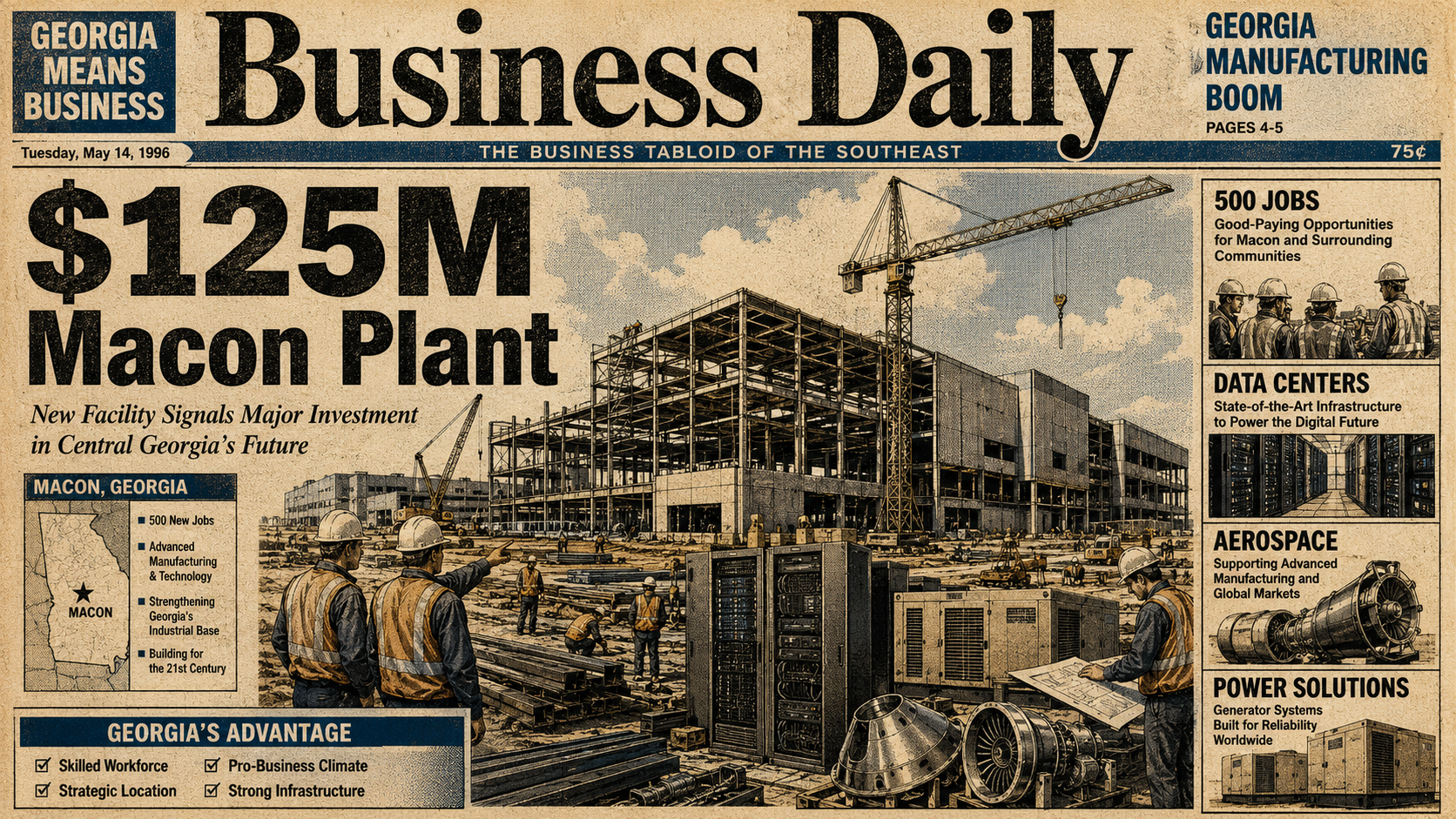 $125M Macon Plant