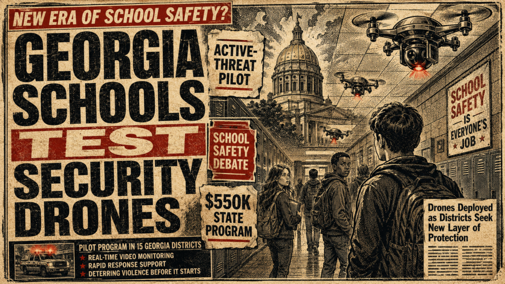 Georgia High Schools Will Test Drones for Active-Shooter Response