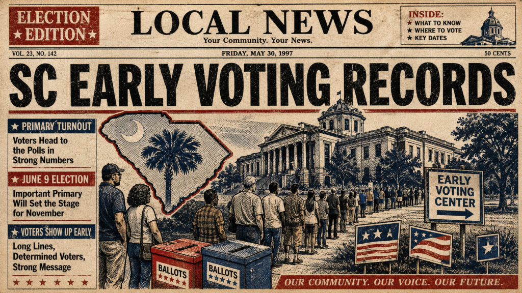 South Carolina Early Voting Breaks Records