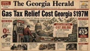 Georgia Gas Tax Suspension Cost the State Nearly $197 Million in May Revenue