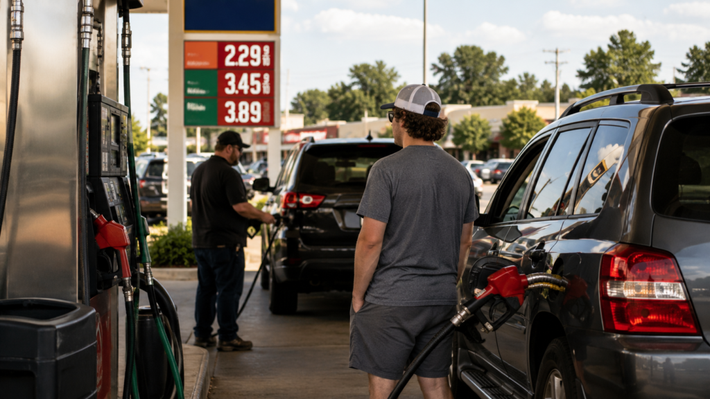 What Drivers Saw at the Pump