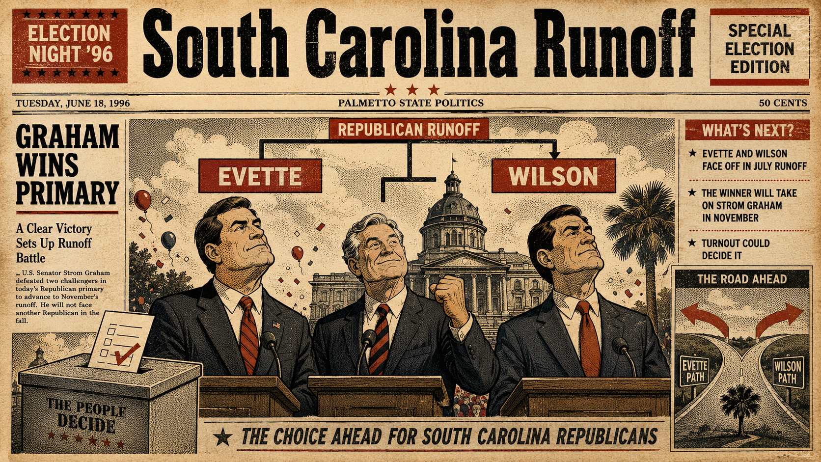 South Carolina Governor Race Heads to Runoff