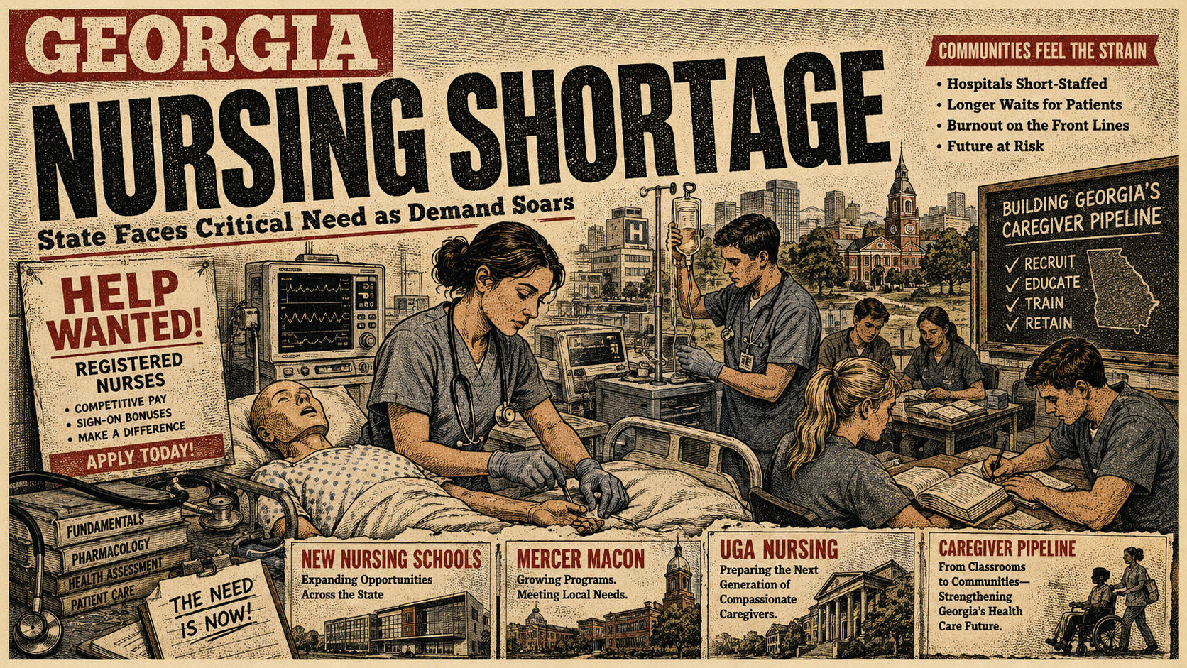 Two New Nursing Programs Aim to Ease Georgia’s Shortage