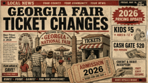 Georgia National Fair Changes Ticket Prices for 2026, Adding $5 Admission for Young Children