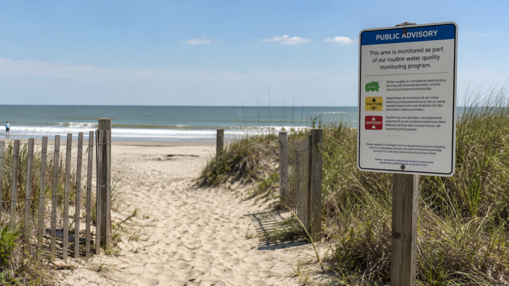 Enterococci are not the only bacteria that can exist in coastal water.