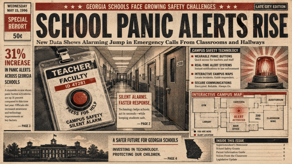 School Panic Button Alerts Rise as Georgia Expands Campus Safety Requirements
