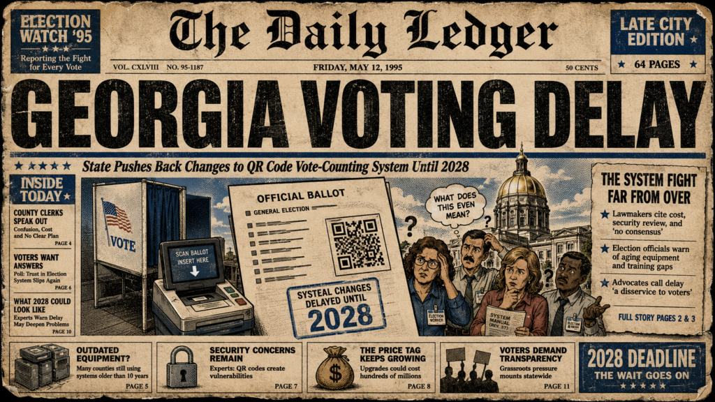 Georgia Lawmakers Push QR Code Voting System Deadline to 2028