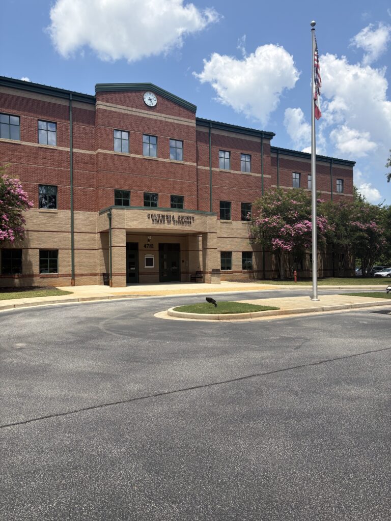 Columbia County Board of Education administrative offices in Evans, Georgia.