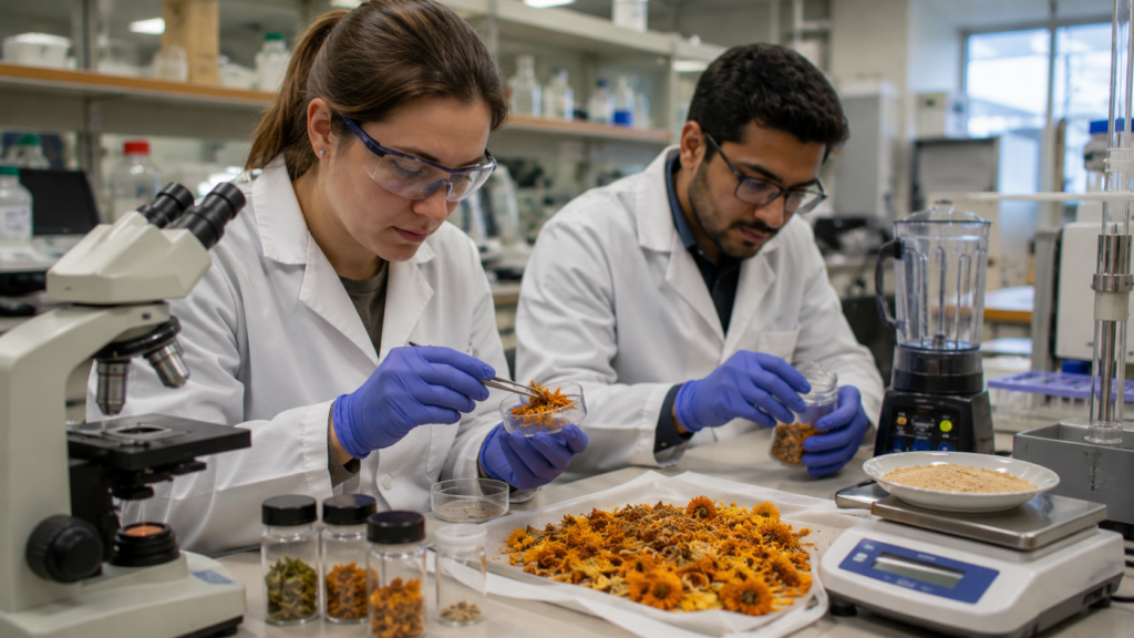 40% of marigold production is discarded as waste