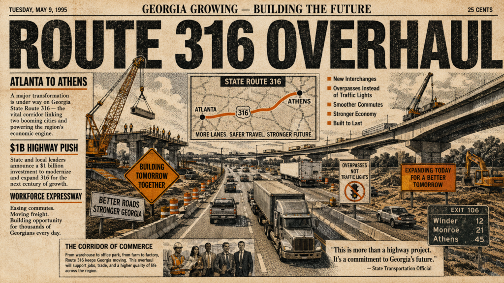 Georgia’s $1 Billion Route 316 Overhaul Aims to Turn a Commuter Highway Into an Economic Corridor