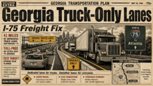 Georgia’s I-75 Truck-Only Lane Project