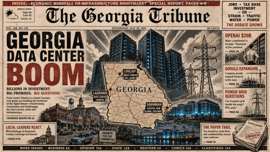 OpenAI’s Georgia Data Center Made the Noise — But Two More Mega-Projects Were Moving Too